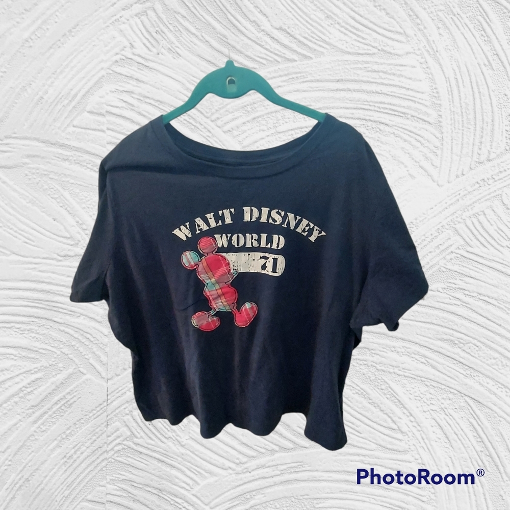 *5/$25 Disneyland Navy Blue Mickey Tee Shirt